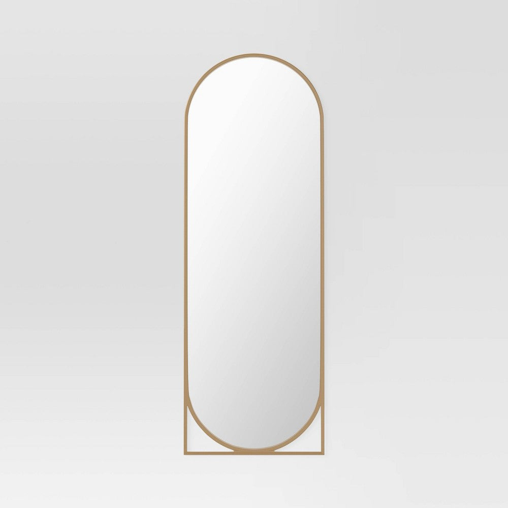 20" x 58" Full Length Floor Mirror Gold - Threshold™ (LOCAL PICKUP ONLY)