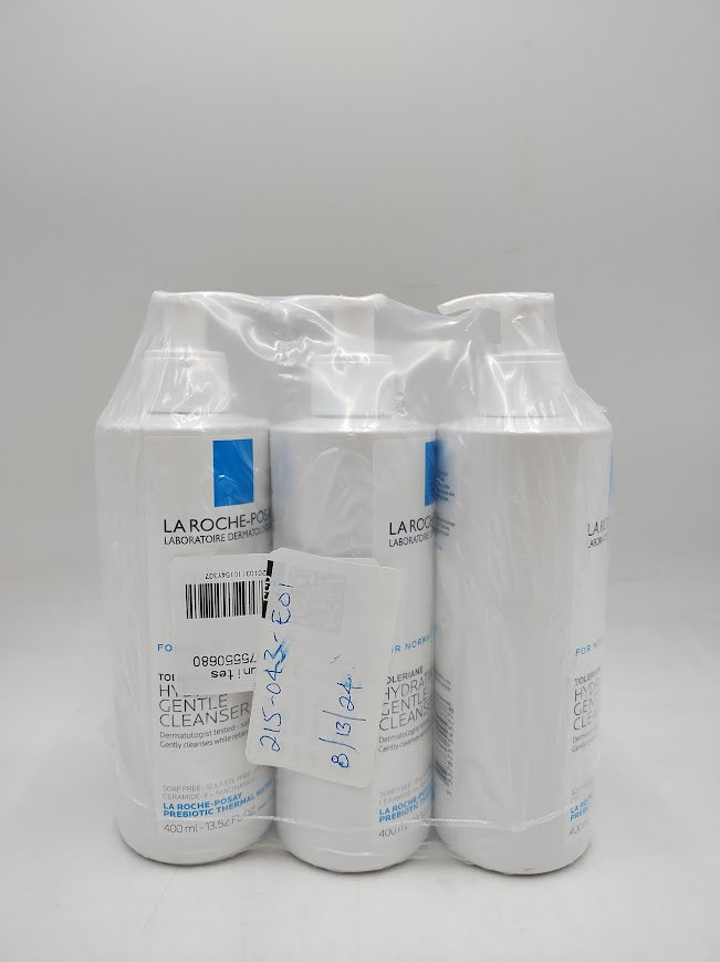 LOT OF 3 La Roche Posay Toleriane Hydrating Gentle Face Wash 13.52oz LOT OF 3