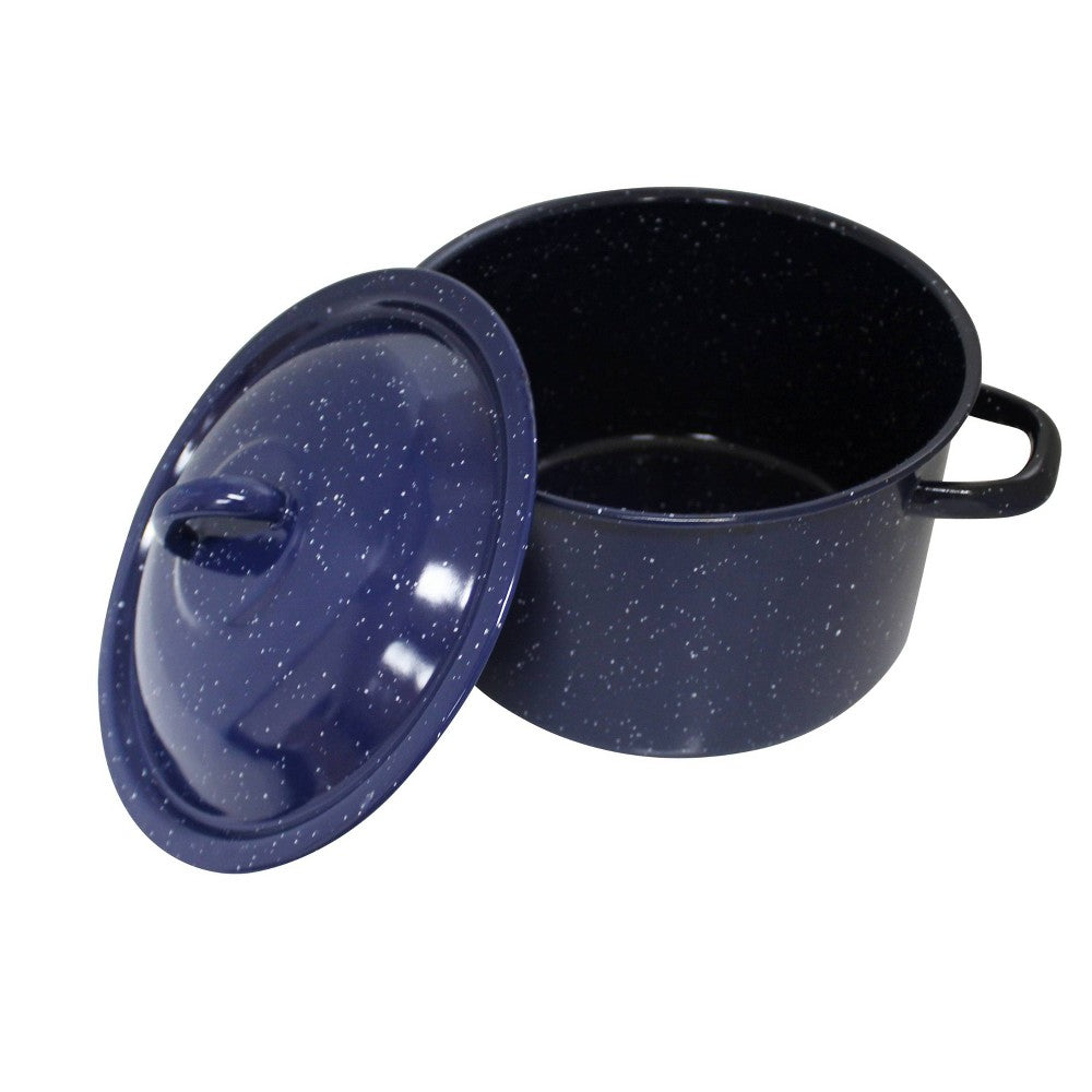 IMUSA 4qt Enamel Stock Pot - Blue