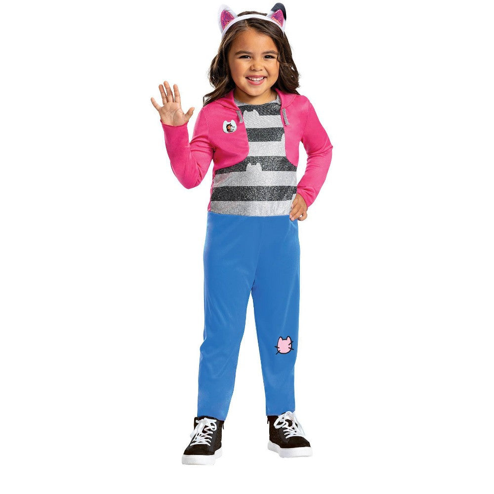 Toddler Gabby's Dollhouse Halloween Costume Jumpsuit with Headband S (2T)