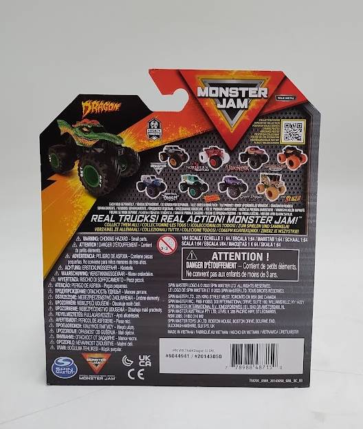 MONSTER JAM TRUCK 1:64 - DRAGON