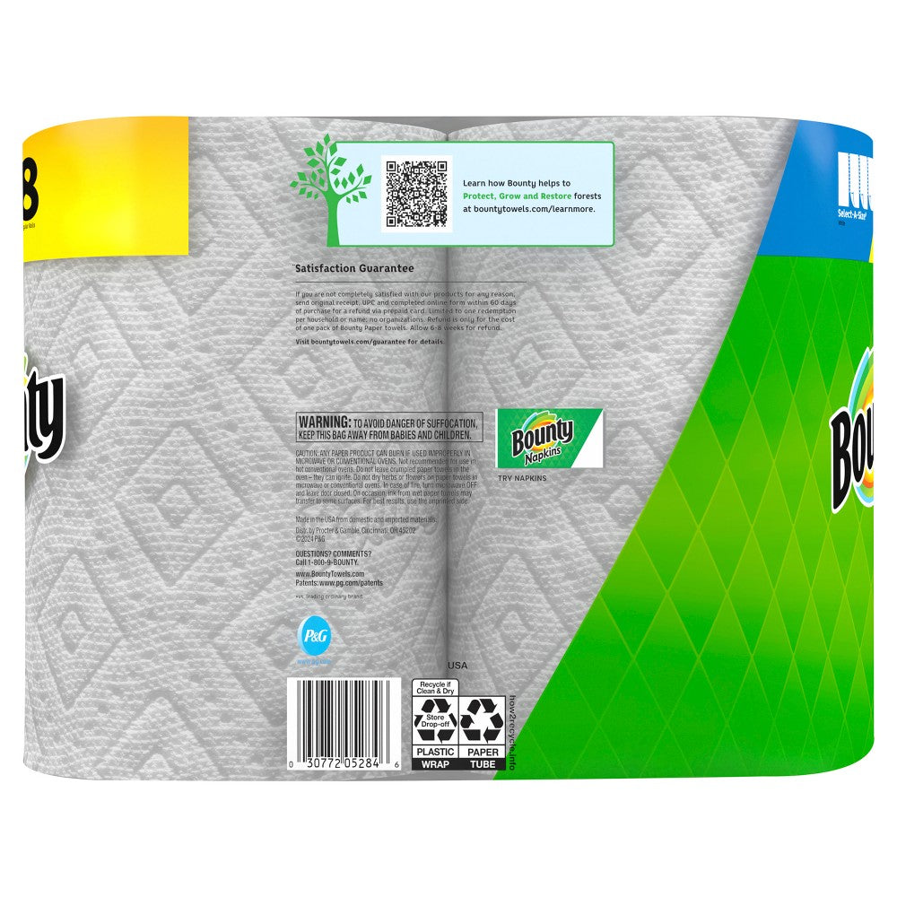 Bounty Select-A-Size Paper Towels - 2 Mega Rolls
