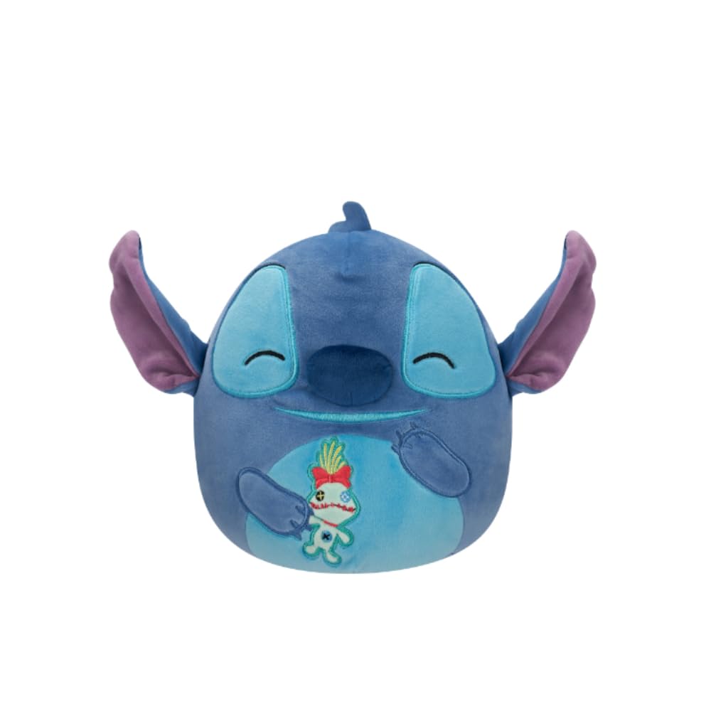 Squishmallows Disney Stitch Holding Scrump 8" Plush Doll