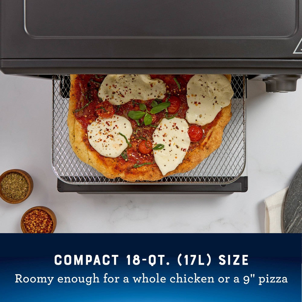 Oster 18-Quart Toaster Oven With Air Fry Matte Black