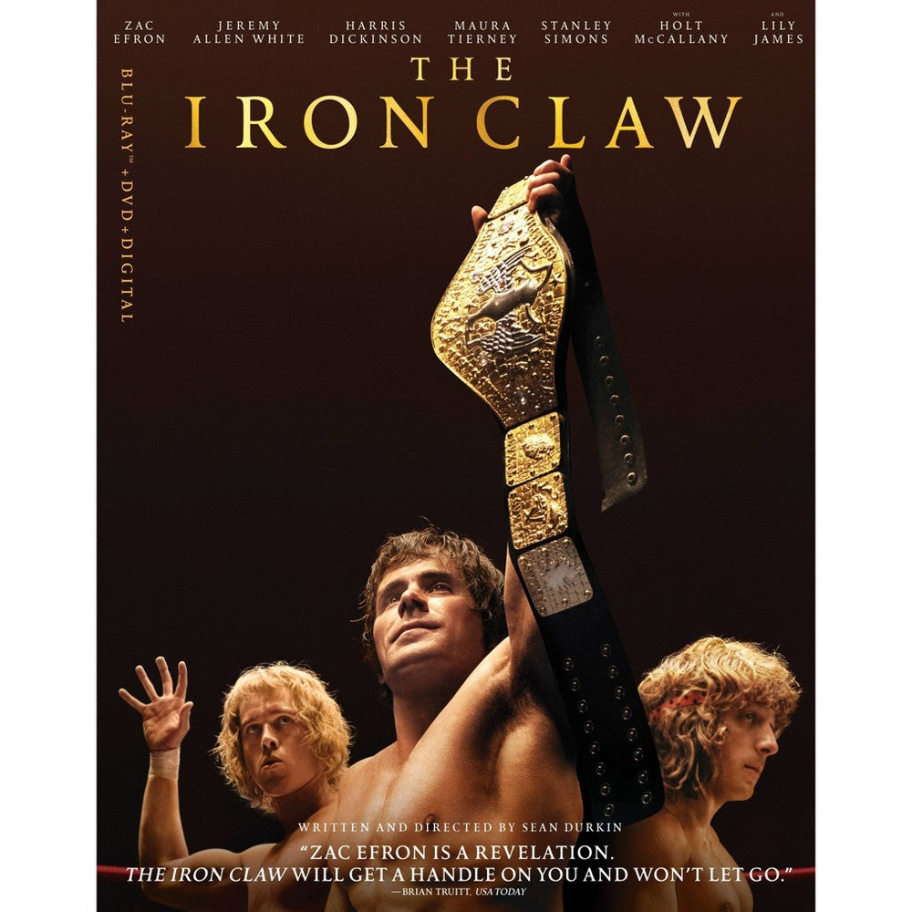 The Iron Claw (Blu-ray + DVD + Digital) *ADD 3 TO YOUR CART & 1 IS FREE!*