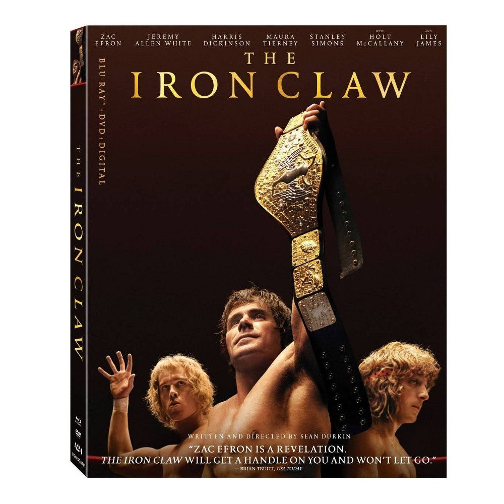 The Iron Claw (Blu-ray + DVD + Digital) *ADD 3 TO YOUR CART & 1 IS FREE!*