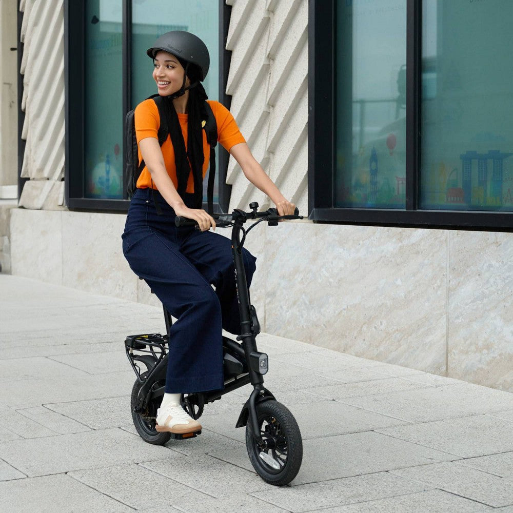 Jetson Adult Axle X 12" Step-Over Electric Folding Bike - Black (LOCAL PICKUP ONLY)