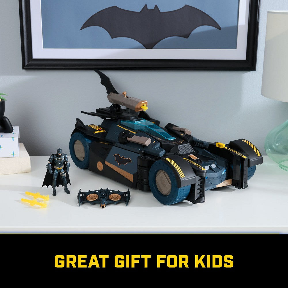 DC Comics Batman Ultimate Transforming Batmobile Playset with Projectiles