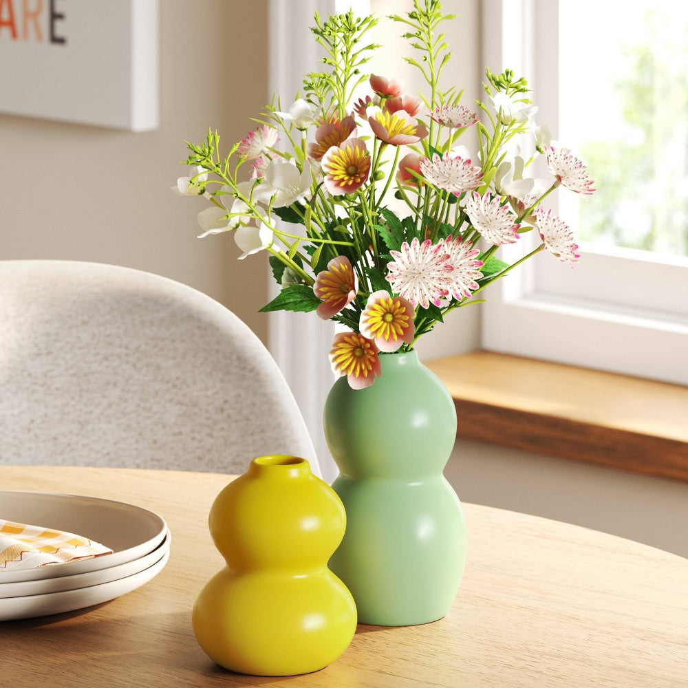2pk Bud Vase Green - Room Essentials