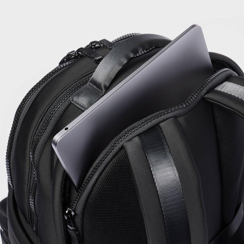 Faux Neoprene 17" Backpack Black - All In Motion?