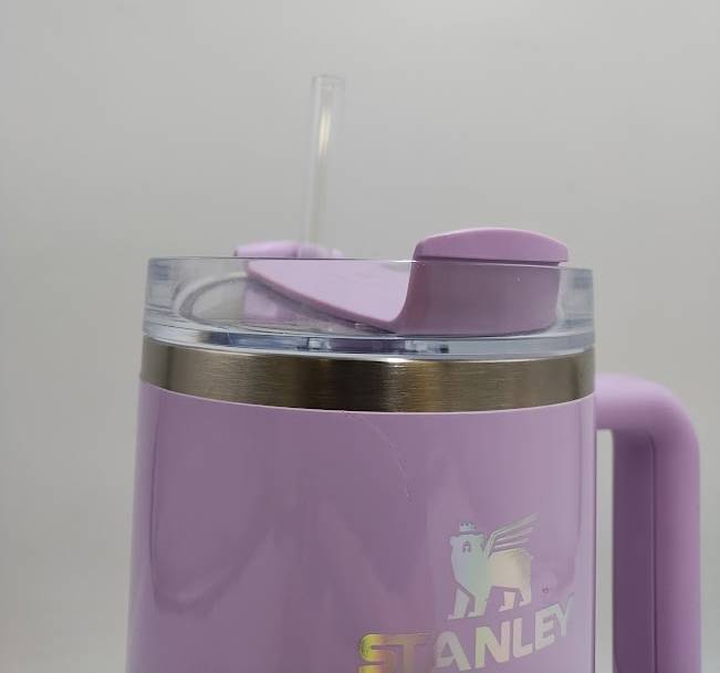 Stanley 40 oz Stainless Steel H2.0 Tumbler Sour Grape - READ DESCRIPTION