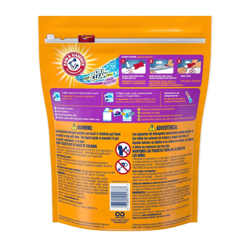 Arm & Hammer Plus OxiClean Odor Blasters - 42ct