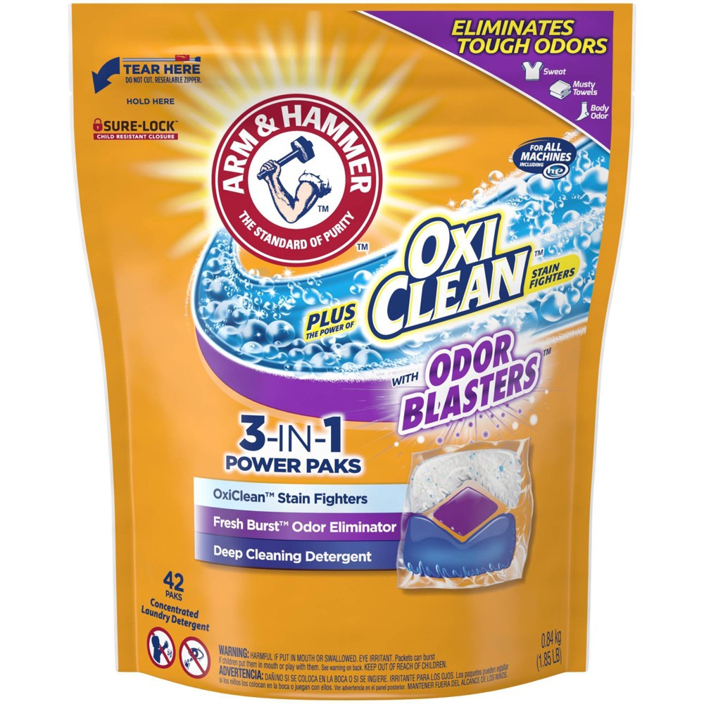Arm & Hammer Plus OxiClean Odor Blasters - 42ct