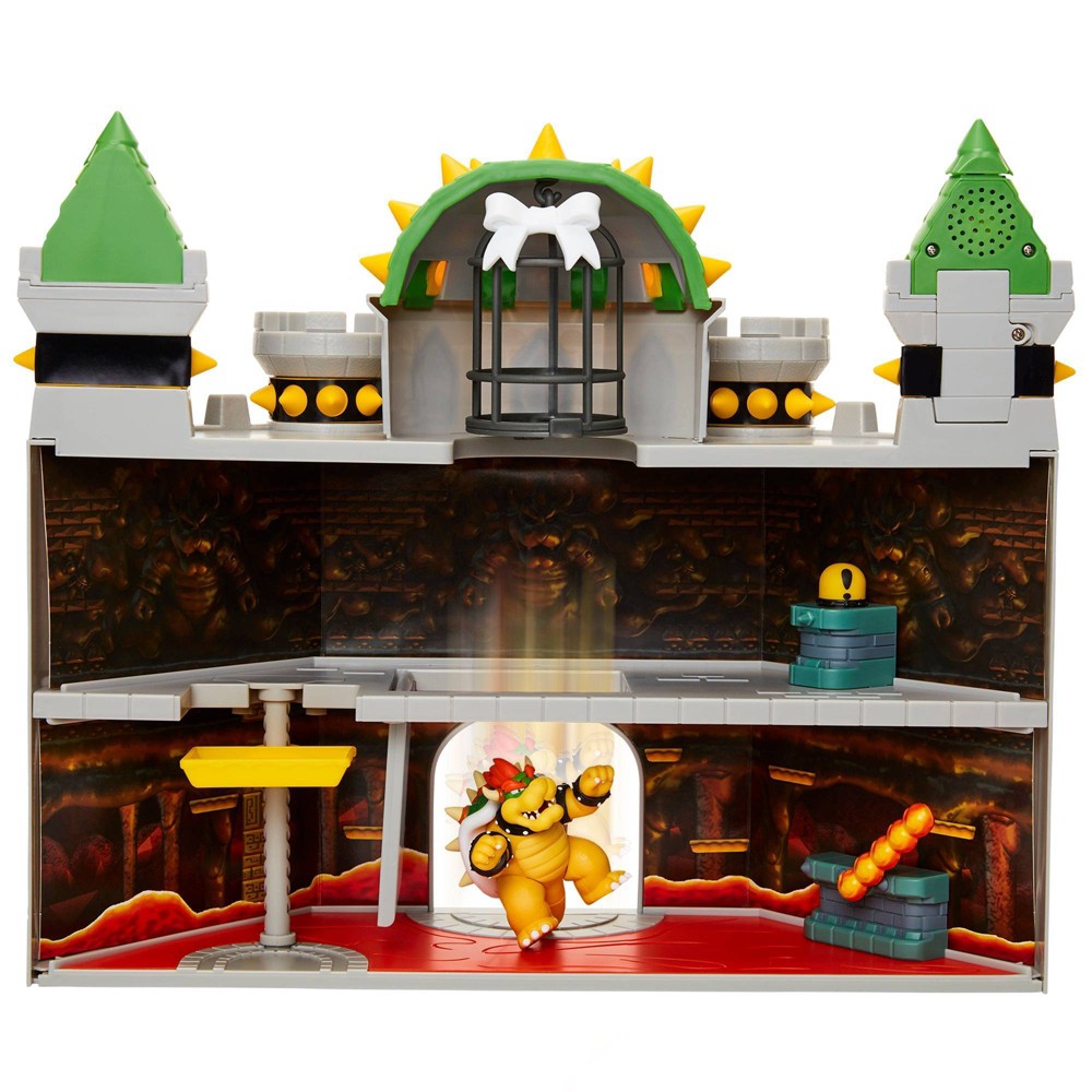 Nintendo Super Mario Bowser Castle with 2.5" Bowser Figure