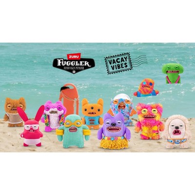 Fuggler 9.4" Vacay Vibes Rabid Rabbit Stuffed Animal - Red
