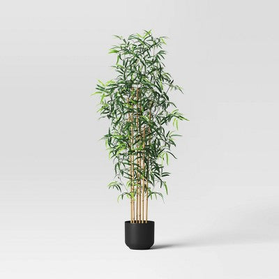 Faux Bamboo Artificial Tree Green - Room Essentials (LOCAL PICKUP ONLY)