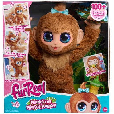 furReal Peanut the Playful Monkey Interactive Toy: FurReal Friends (LOCAL PICKUP ONLY)