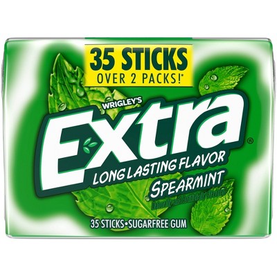 Extra Sugar-Free Spearmint Sugar Free Chewing Gum - 35ct