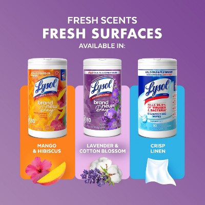 Lysol Lavender Disinfecting Wipe - 80ct