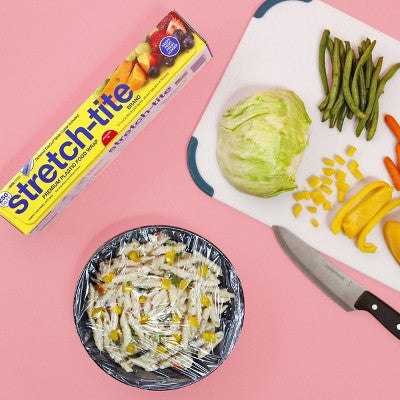 Stretch-Tite Plastic Food Wrap - 250 sq ft