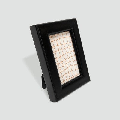 Harbortown 4pk 2"x3" Soft Linear Profile Mini Picture Frames Matte Black