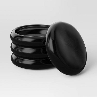 Bubble Lidded Box Black - Room Essentials