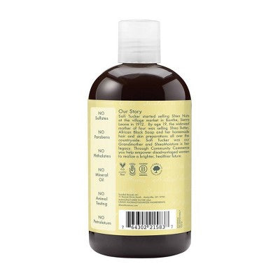 SheaMoisture Shampoo & Conditioner Bundle for Damaged Hair, 100% Pure Jamaican Black Castor Oil - 26oz/2pk