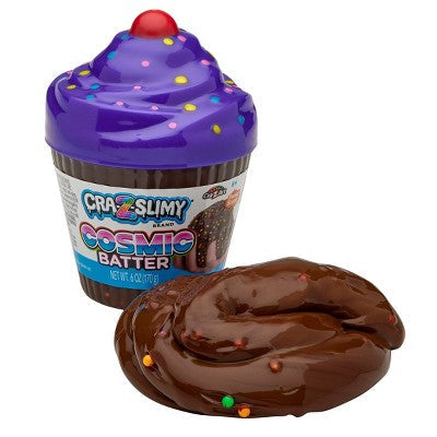 Cra-Z-Slimy Cosmic Batter Scented Slime with Cupcake Shaped Container
