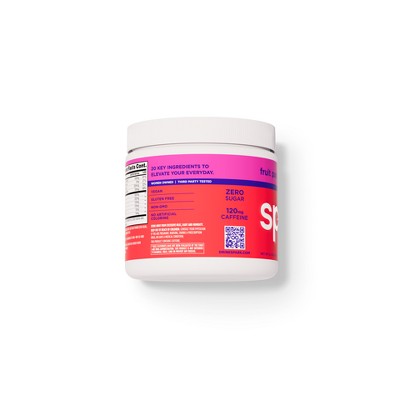 Spark Energy + Focus Drink Mixes Canister - Fruit Punch - 25 Servings