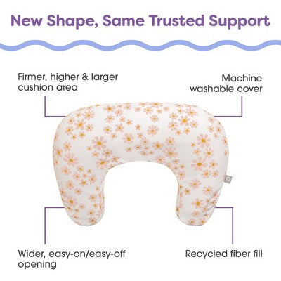 Boppy Nursing Pillow - Soft Pink Daisies