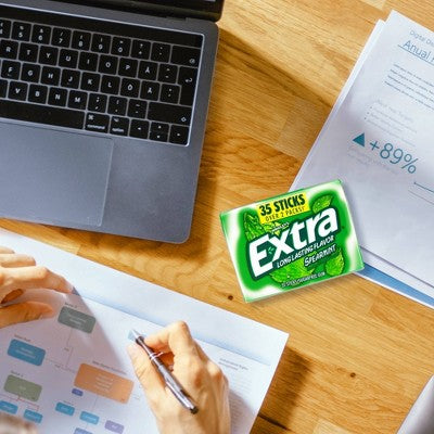 Extra Sugar-Free Spearmint Sugar Free Chewing Gum - 35ct
