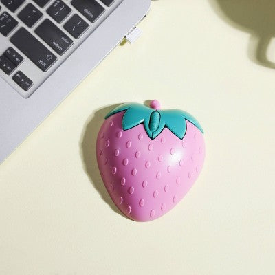 Vivitar 'Strawberry' Novelty Computer Mouse - Berry Pink: Wireless Radio Frequency, Home Use