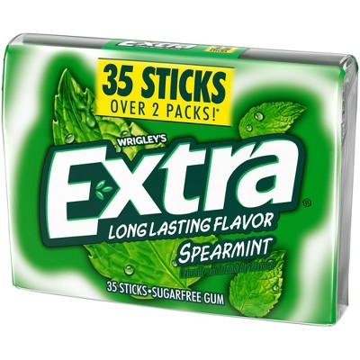 Extra Sugar-Free Spearmint Sugar Free Chewing Gum - 35ct