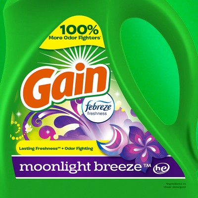 Gain Liquid Laundry Detergent - Moonlight Breeze - 144 fl oz