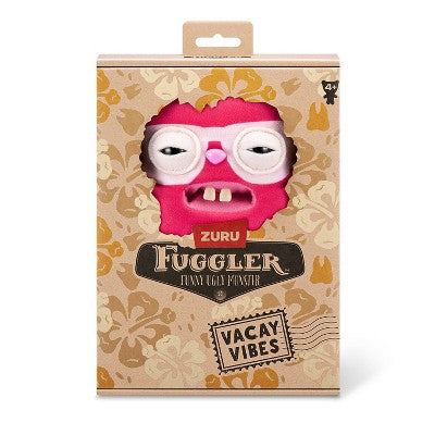 Fuggler 9.4" Vacay Vibes Rabid Rabbit Stuffed Animal - Red
