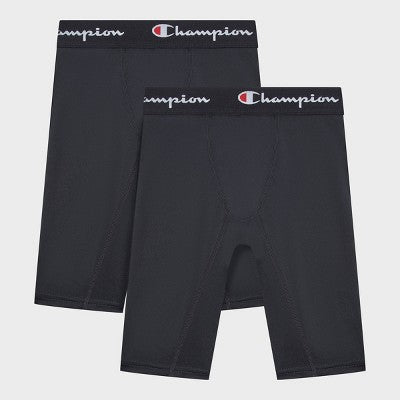 Champion Youth 2pk Compression Shorts - Black S