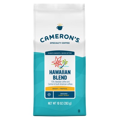Cameron's Hawaiian Blend Light Roast Ground Coffee - 10oz