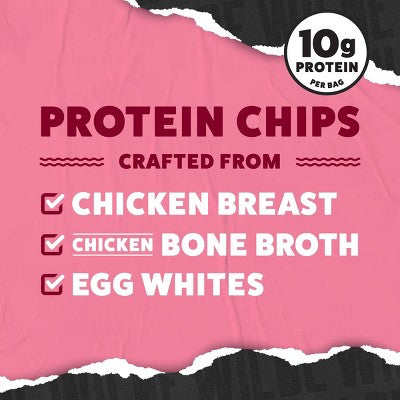 WILDE 10g Protein Chips Himalayan Pink Salt - 4oz