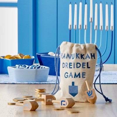 24pc Hanukkah Dreidel Game Party Kit - Spritz