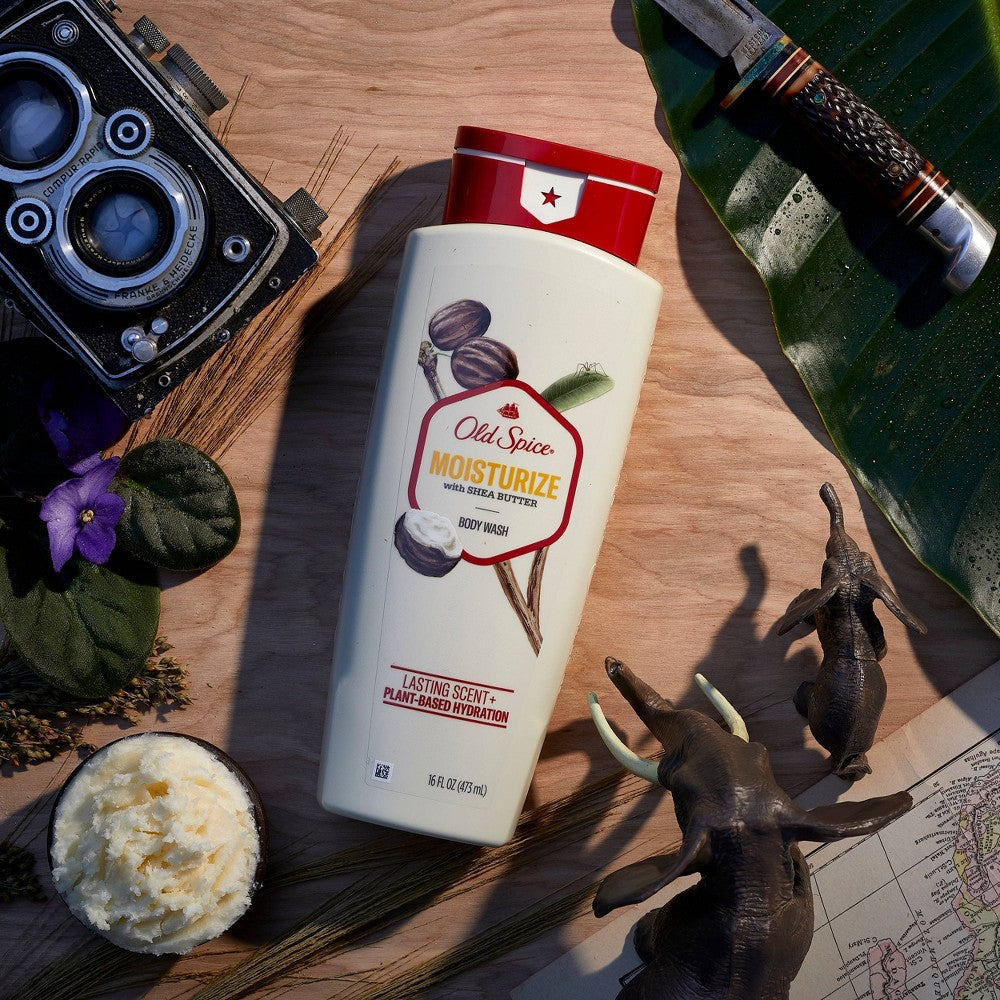 Old Spice Men's Body Wash - Moisturize with Shea Butter - 30 fl oz