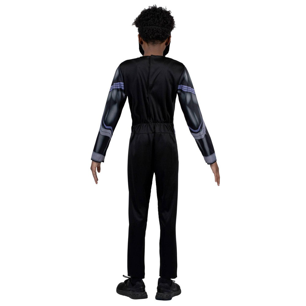 Kids' Black Panther Halloween Costume Jumpsuit with Mask L