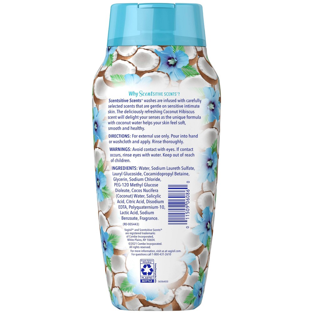 Vagisil Coconut/Hibiscus Feminine Wash - 12 fl oz