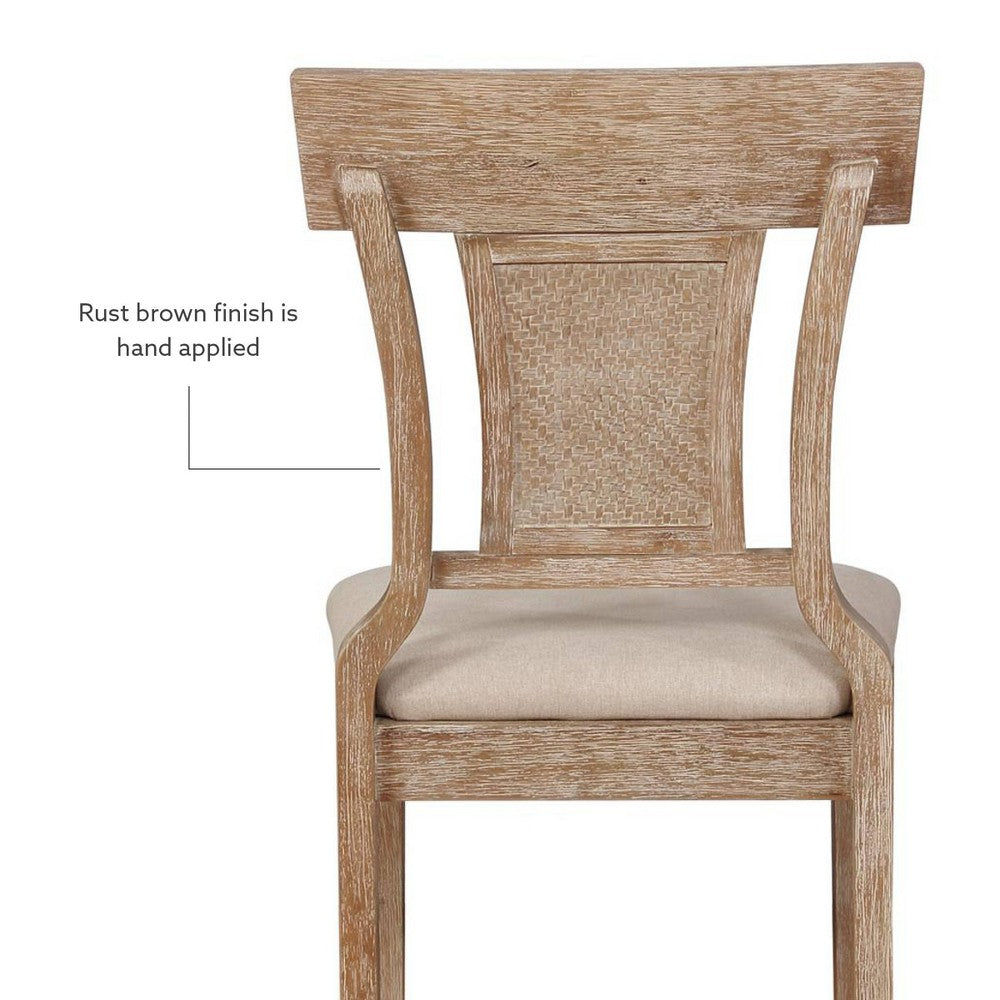 Rylan Handwoven Back Counter Height Barstool Natural - Linon (LOCAL PICKUP ONLY)