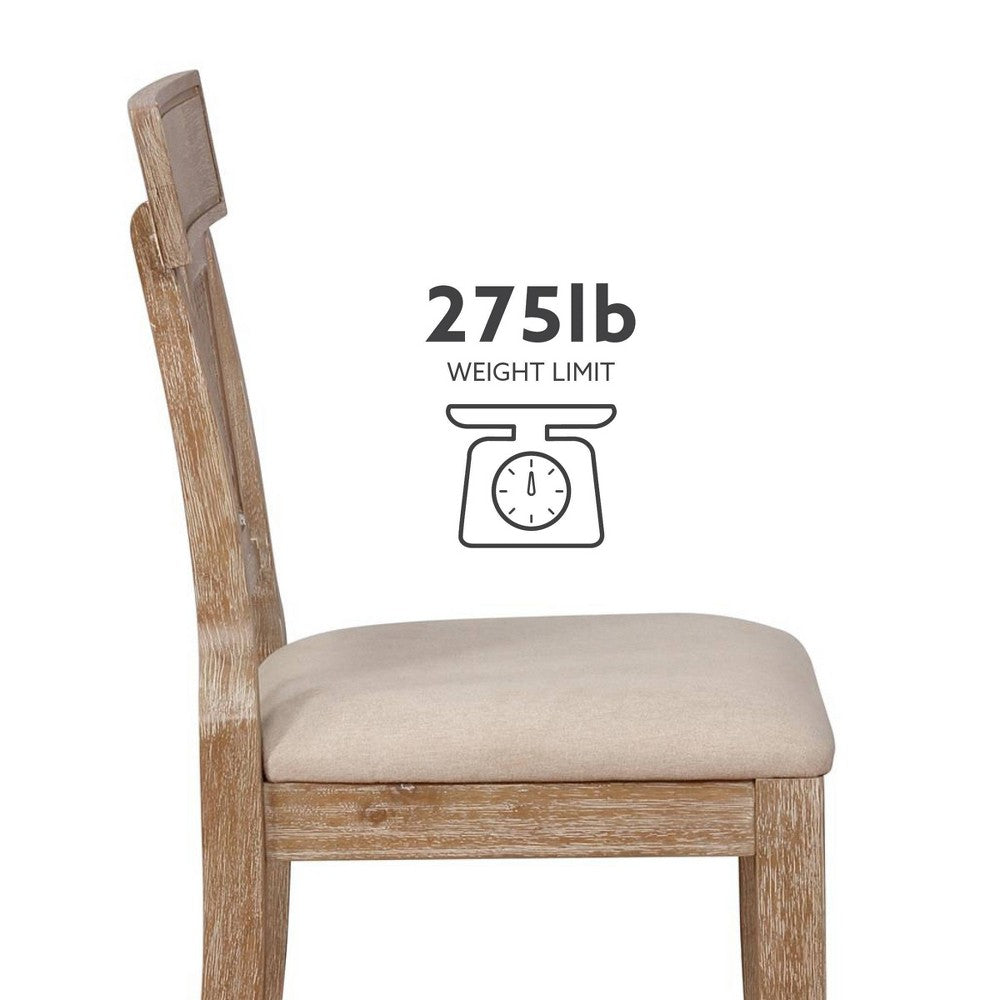 Rylan Handwoven Back Counter Height Barstool Natural - Linon (LOCAL PICKUP ONLY)