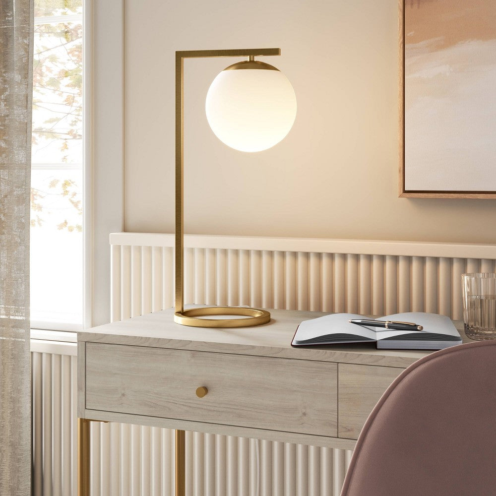 Globe Desk Lamp White - Threshold