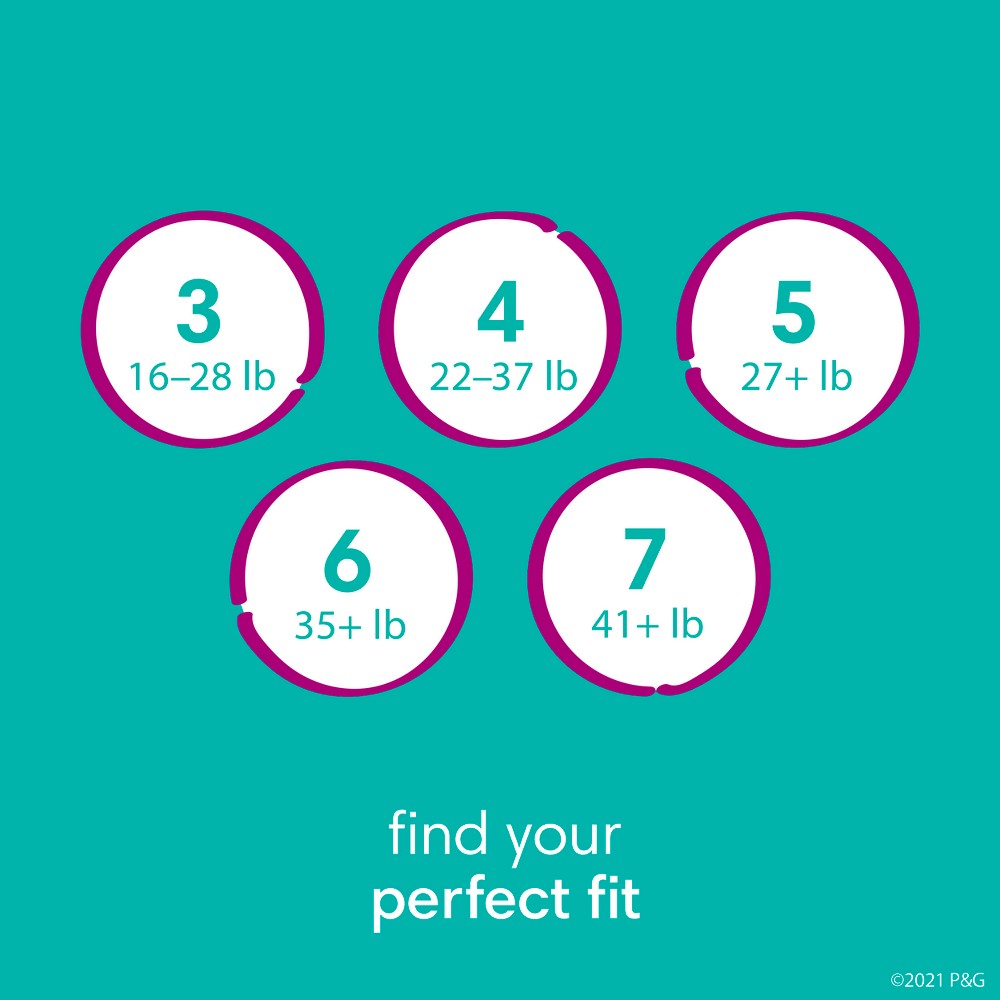 Pampers Cruisers 360 Disposable Diapers Jumbo Pack - Size 4 - 21ct