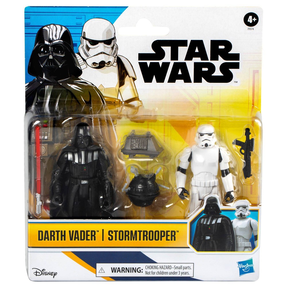 Star Wars Darth Vader and Stormtrooper Action Figure Set - 2pk