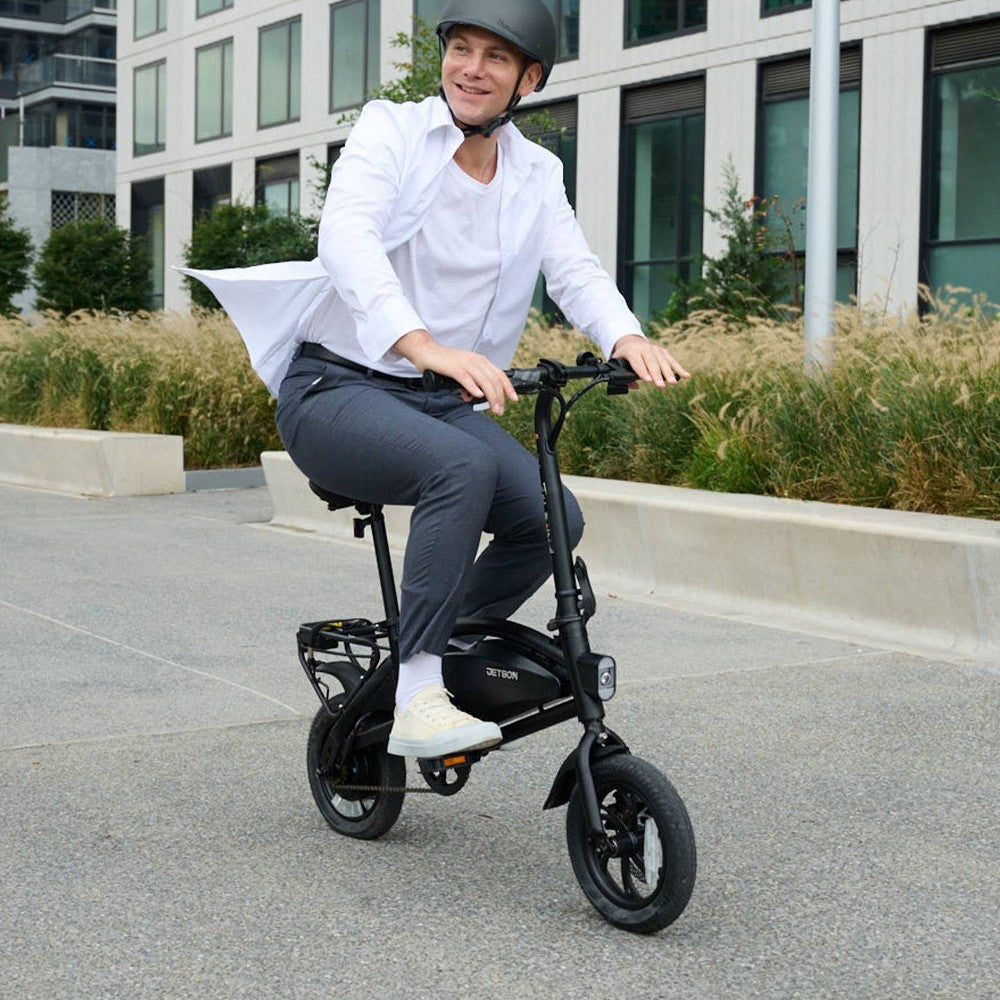 Jetson Adult Axle X 12" Step-Over Electric Folding Bike - Black (LOCAL PICKUP ONLY)