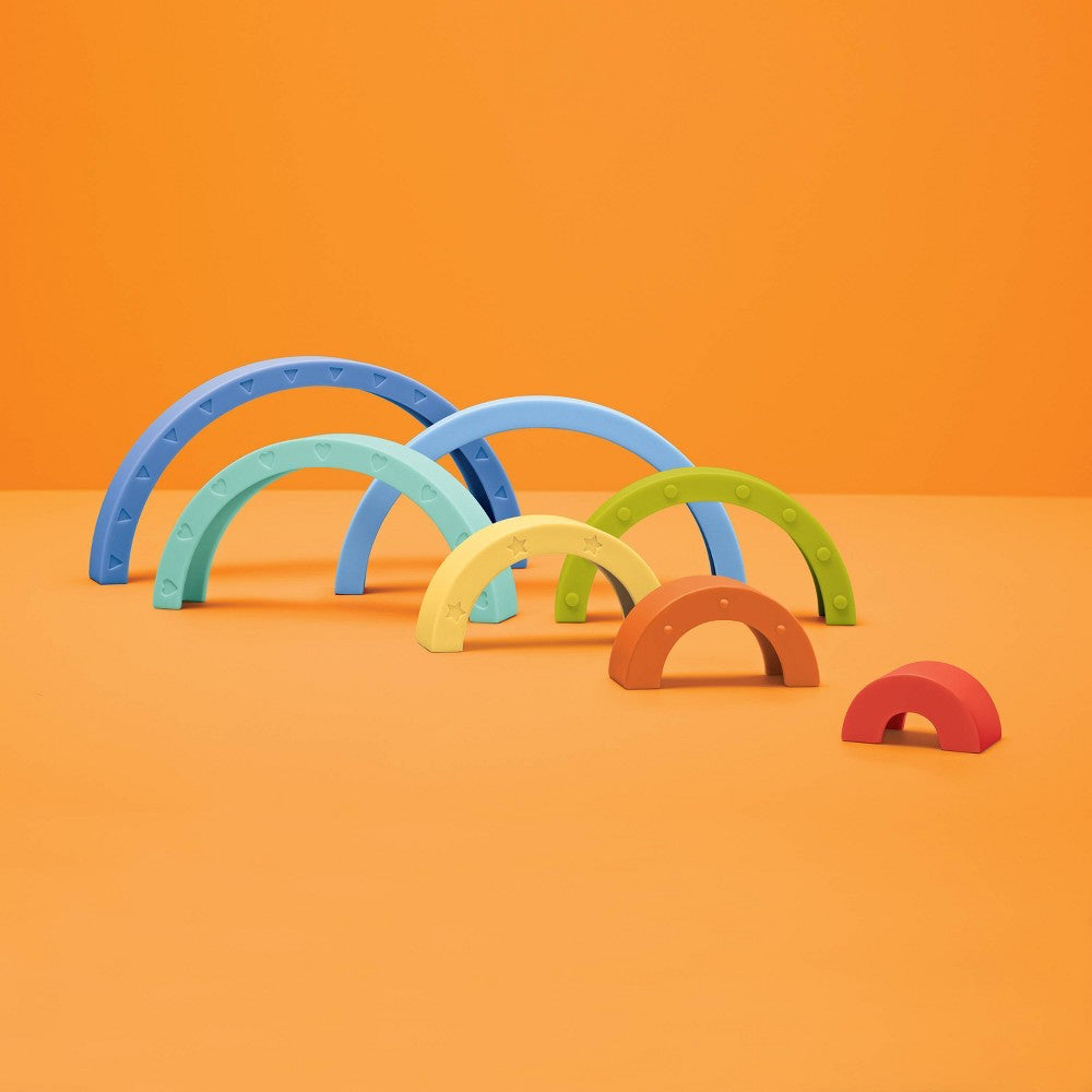 Silicone Rainbow Stacker - Gigglescape