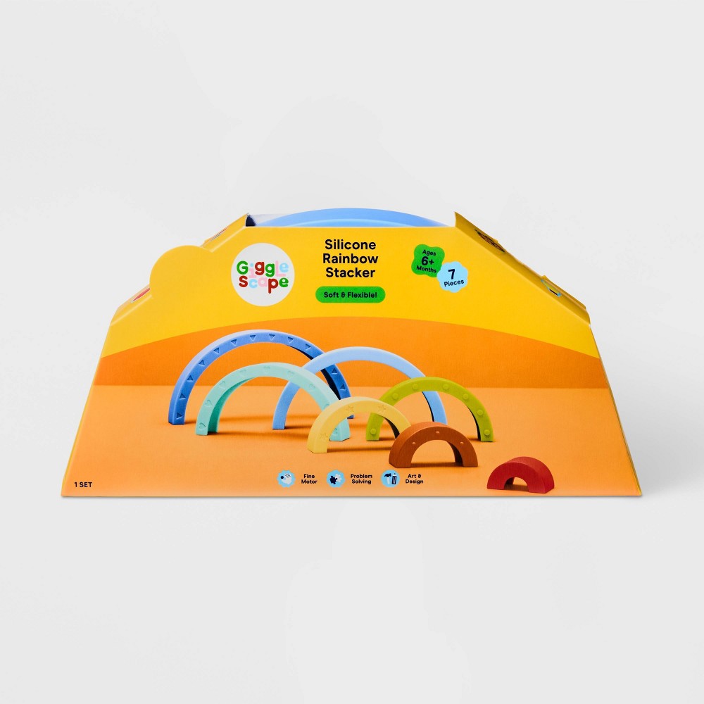 Silicone Rainbow Stacker - Gigglescape